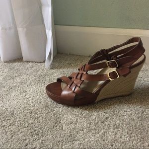 Chinese Laundry Brown Leather Wedge
